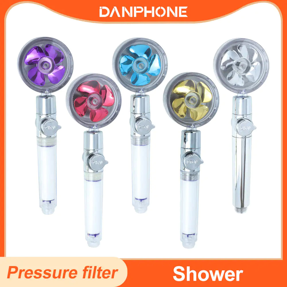 Pressurized Filter Fan Shower Head