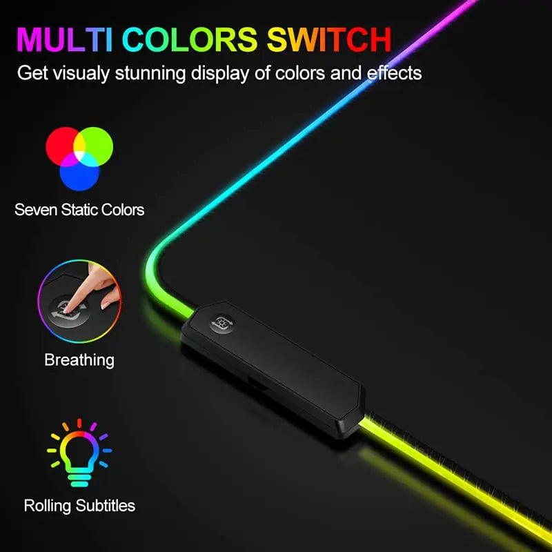 Waterproof LED Gamers Mouse Pad