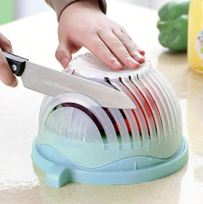 Salad Cutter Chopping Bowl