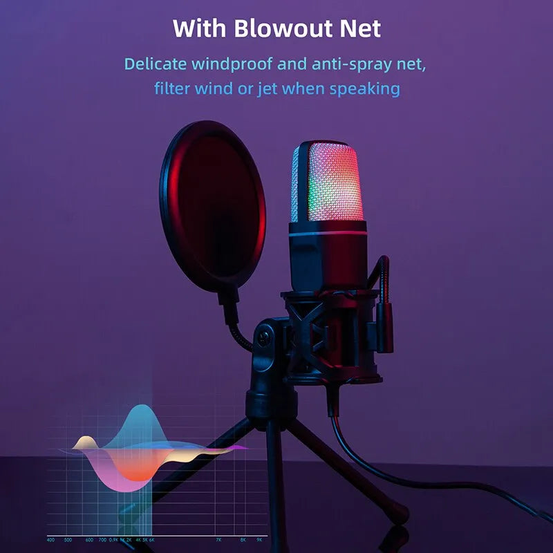 RGB Esports Game Computer Microphone