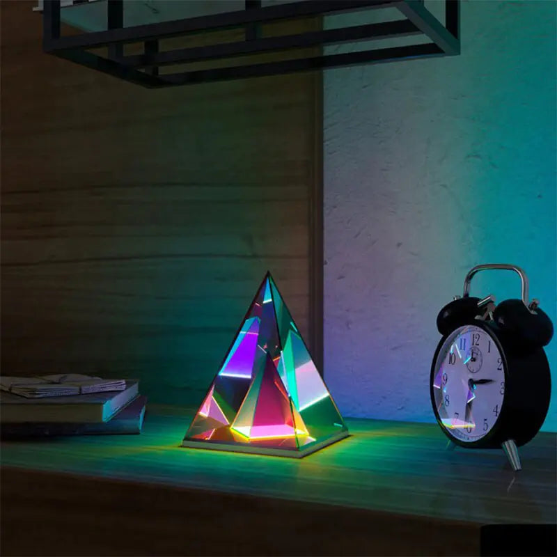 Pyramid Prism Bedroom Night Light