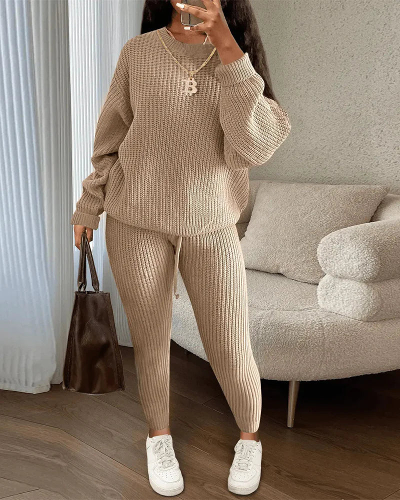 Knitted Wool Suit Set