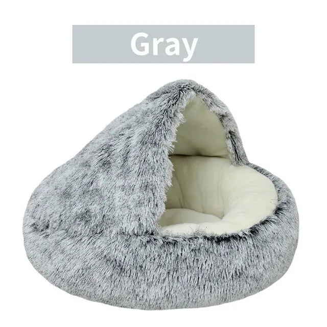Velvet Snuggle Pet Bed