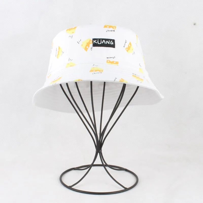 Panama Banana Print Bucket Hat