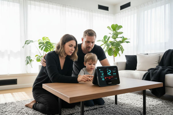 family indoor air monitor