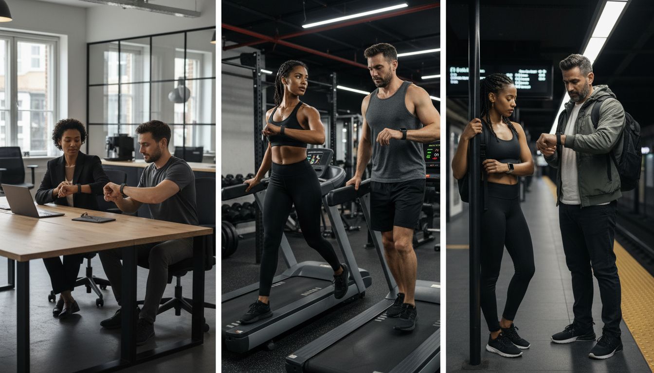 professional smartwatch usage