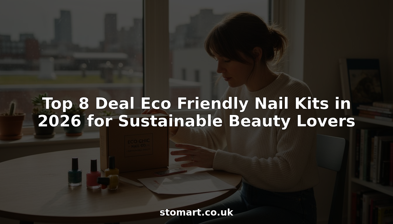 Woman assembling eco friendly nail kits