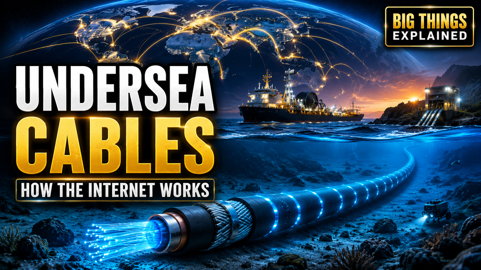 How Global Internet Works — The Undersea Cables Running the Digital World