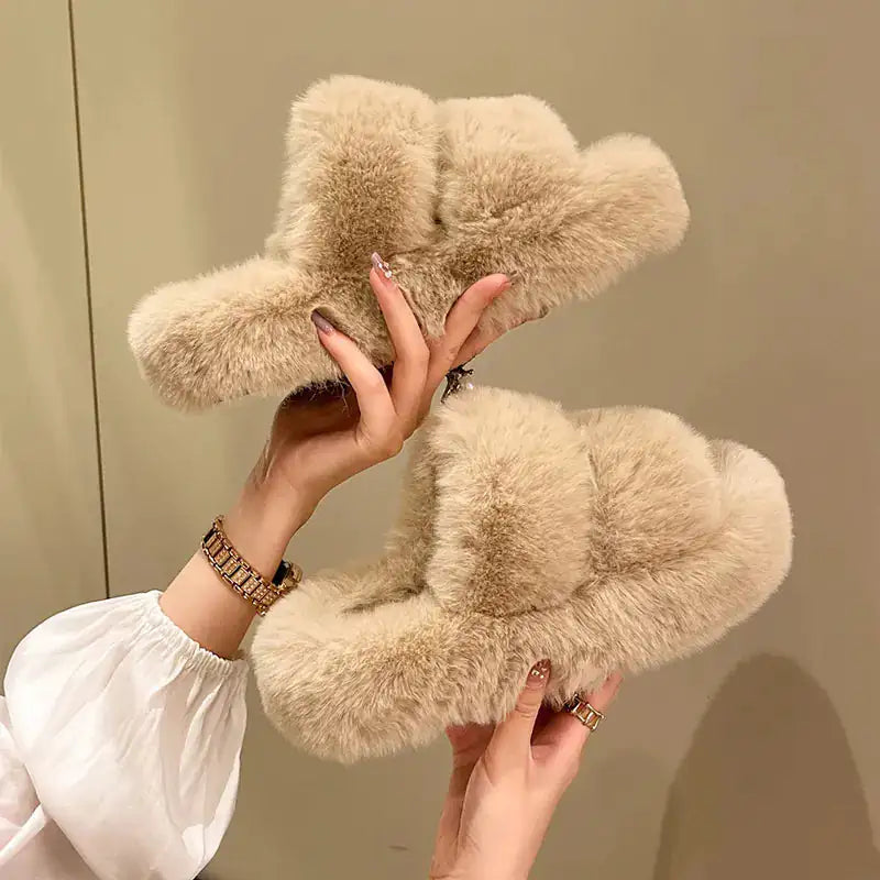 Fluffy Home Slippers