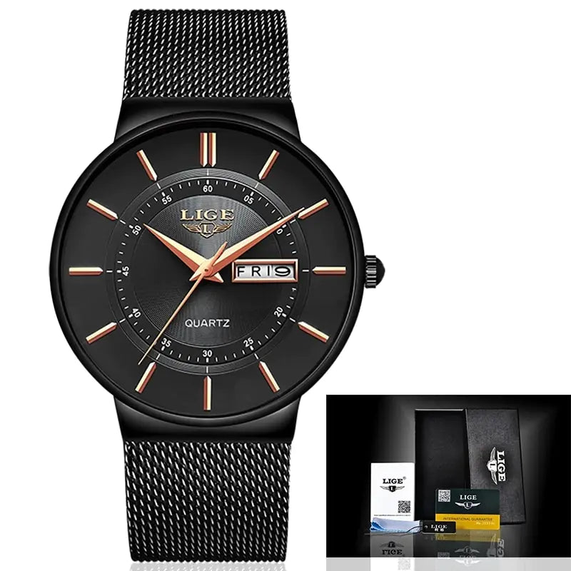 Men's Top Brand LIGE Luxury Watch