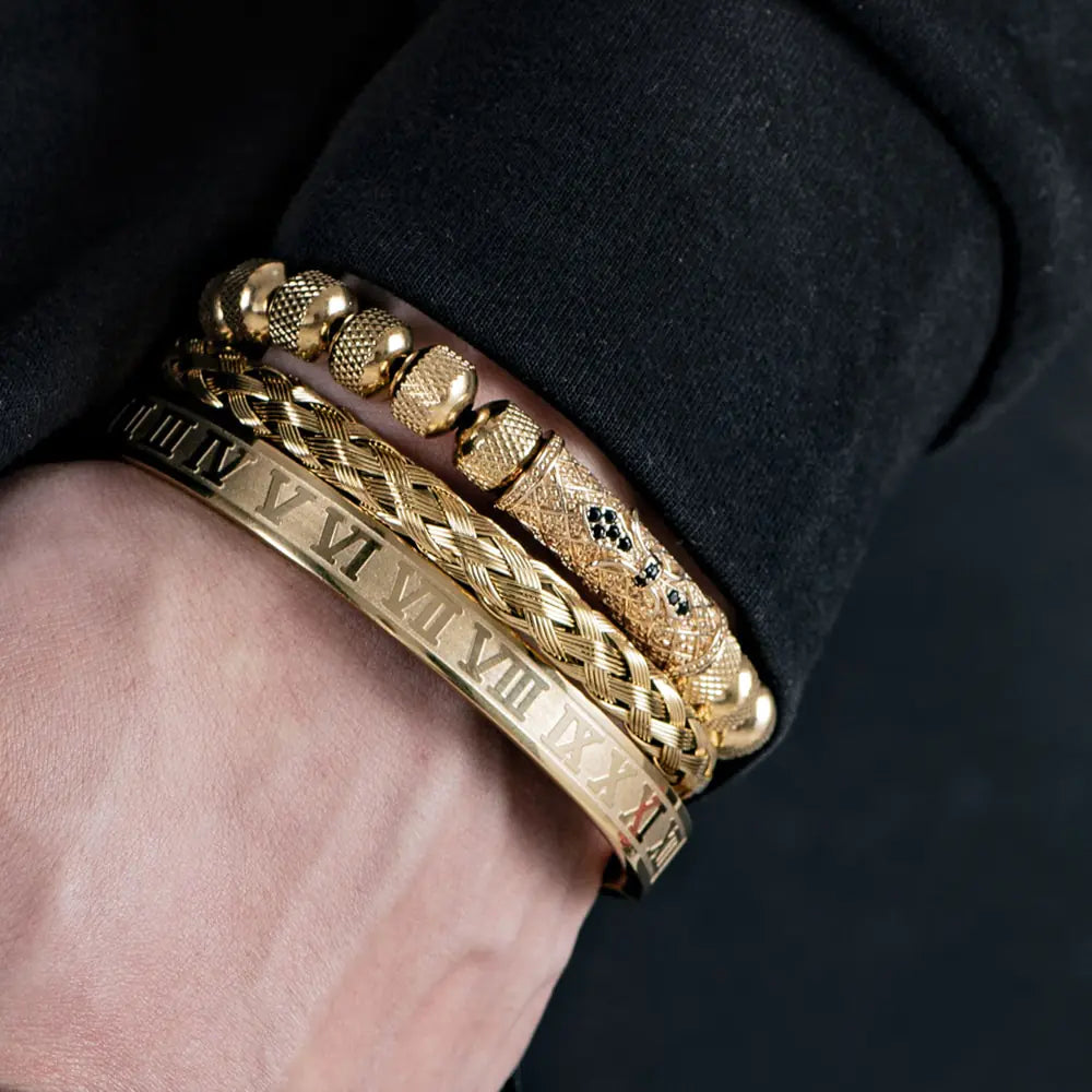 Men's Roman Numbers Fashion Bracelet