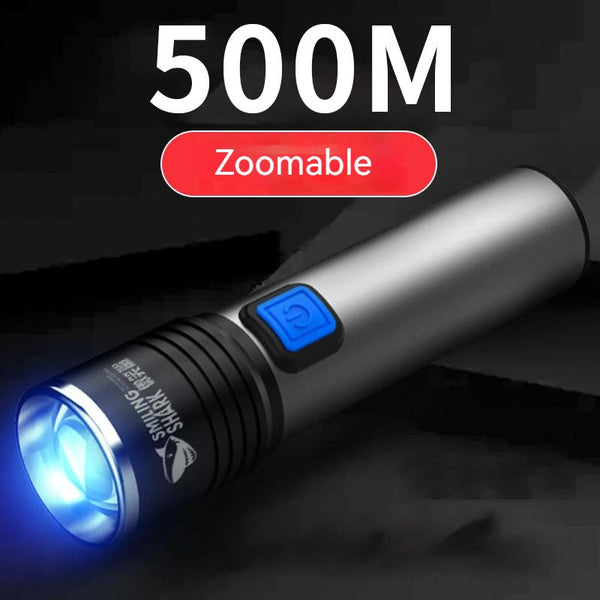 Smiling Shark Portable Mini Flashlight