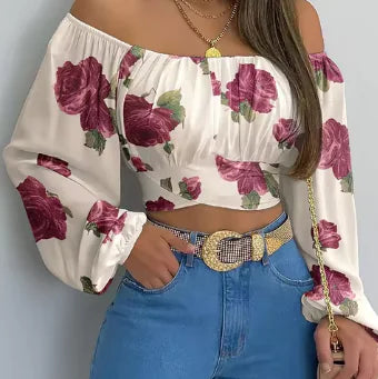 Ladies Trendy Off shoulder Top