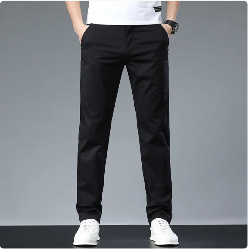 Slim Fit Cotton Chinos For Men