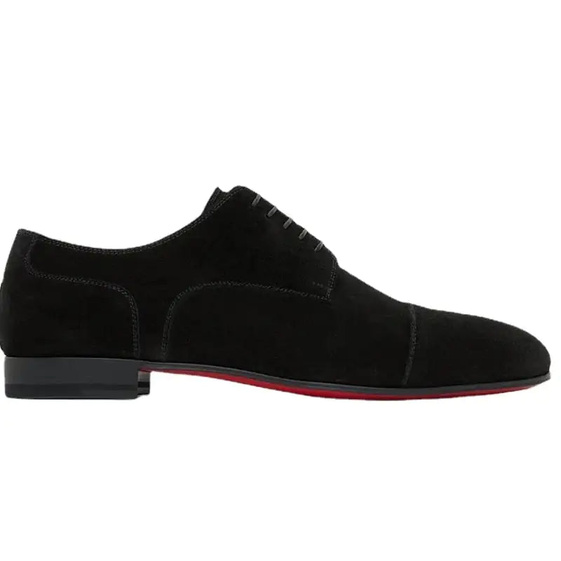 Red Bottom Classic Suede Oxford Shoes