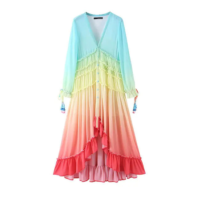 Women's Bohemian Summer Dress
