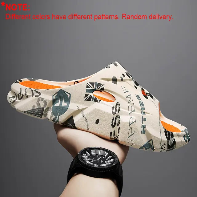 Men's Fashion Slip-On Summer Beach Slippers