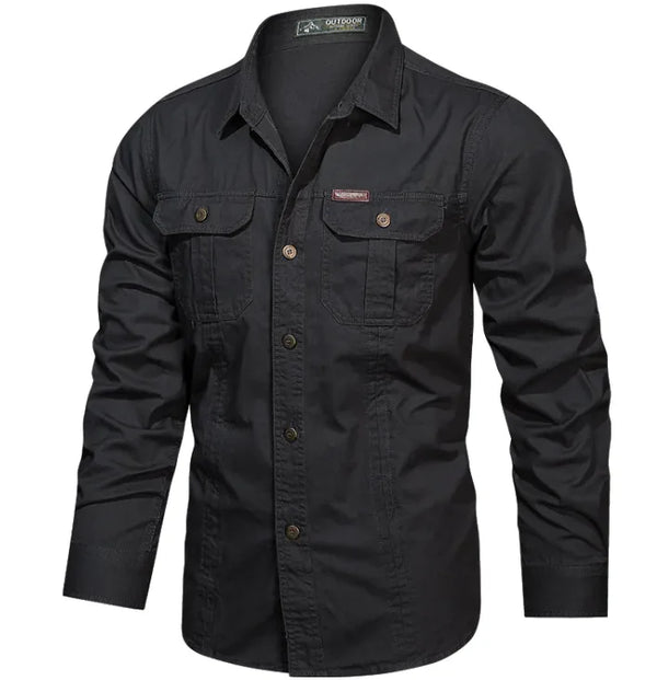 Men's Classic Cotton Long Sleeve Shirt