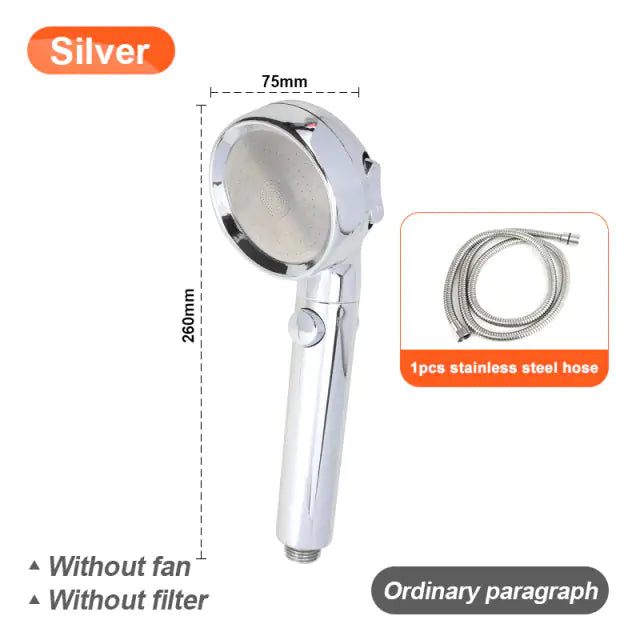 High-Pressure Shower Nozzle with Filtration system