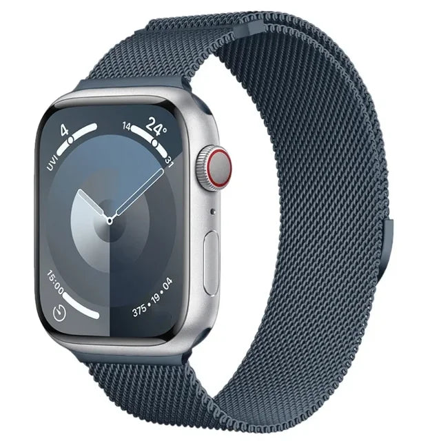 STOMART.CO.UK Milanese Loop Metal Band for Apple Watch Jewellery & Watches Free Text