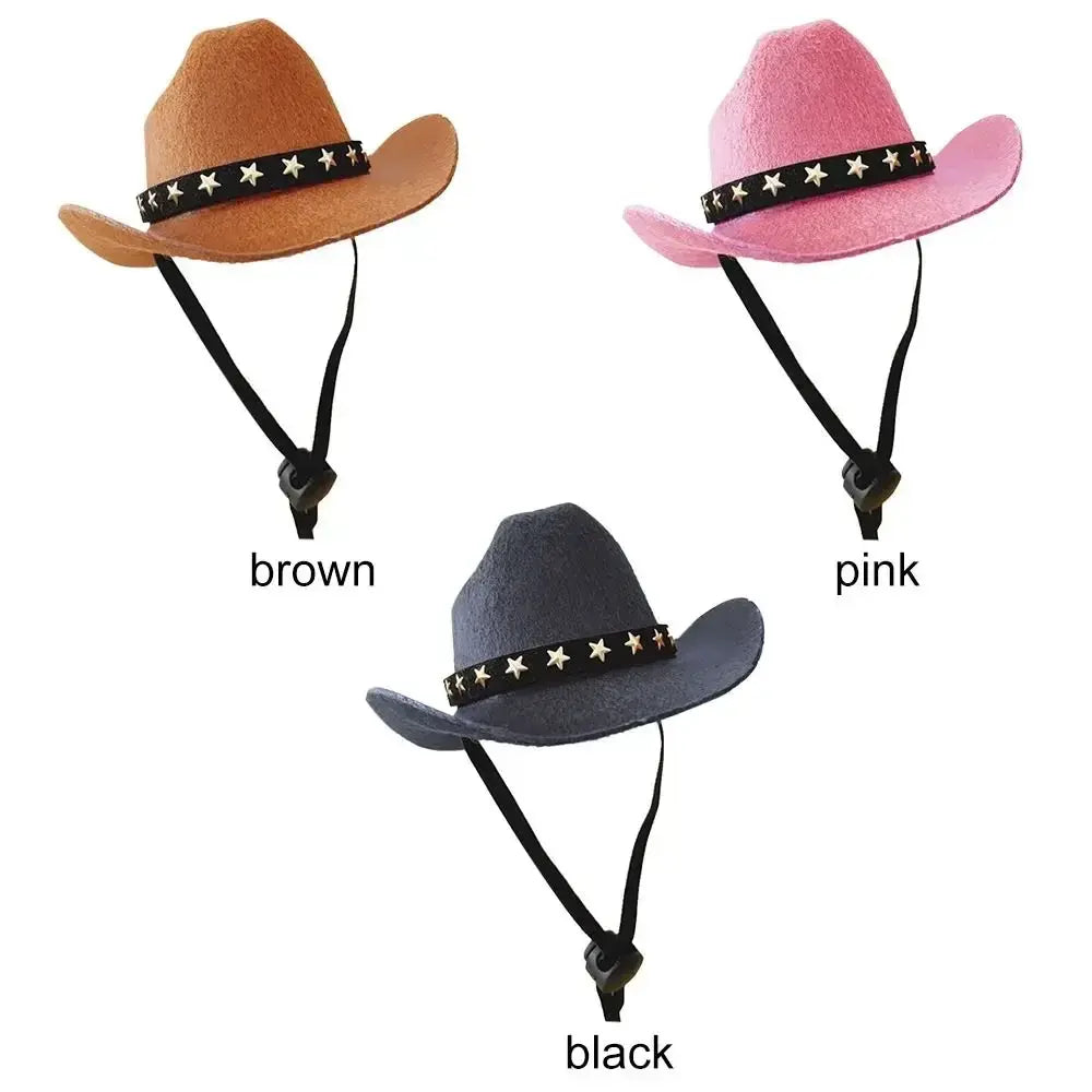 Pets Star Cowboy Cat Dog Hat