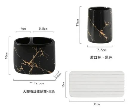 Bathroom Ceramic Holder and Organizer