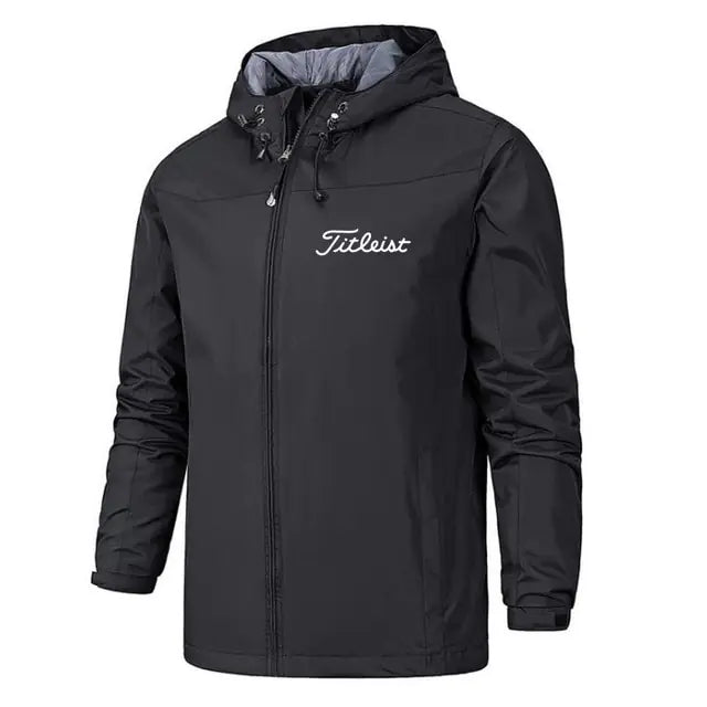 Men’s Waterproof and Windproof Solid Jacket