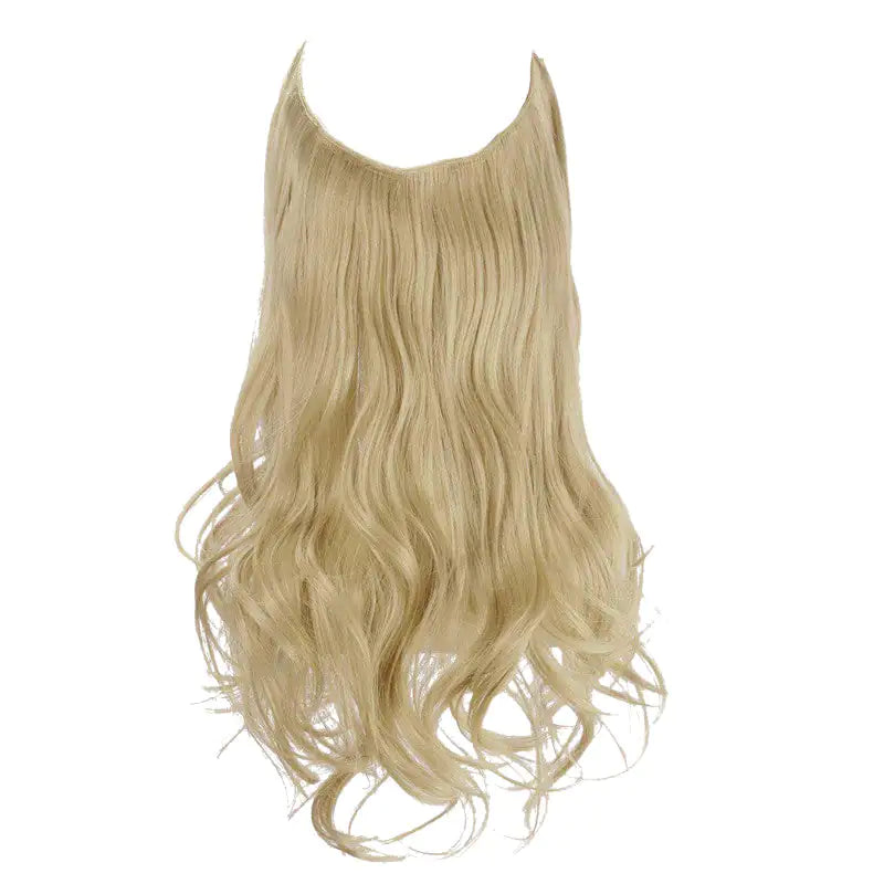 Long, wavy light-brown hair extension/weft shown against a white background, labeled “#10H24B” on the right