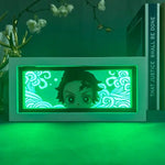 Animated Figures Glow Light