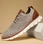 Men's Brogue Weave Lightweight Casual Sneakers