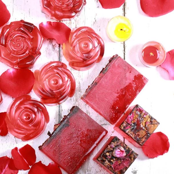 Rose Essential Oil Lightening Soap Bar