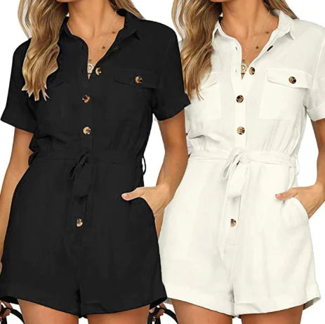 Women's Casual Pocket Jumpsuit