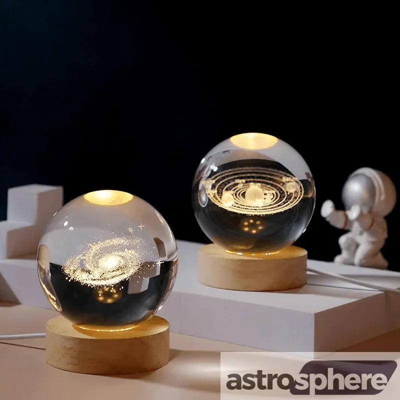 Crystal Ball LED Night Light Lamp