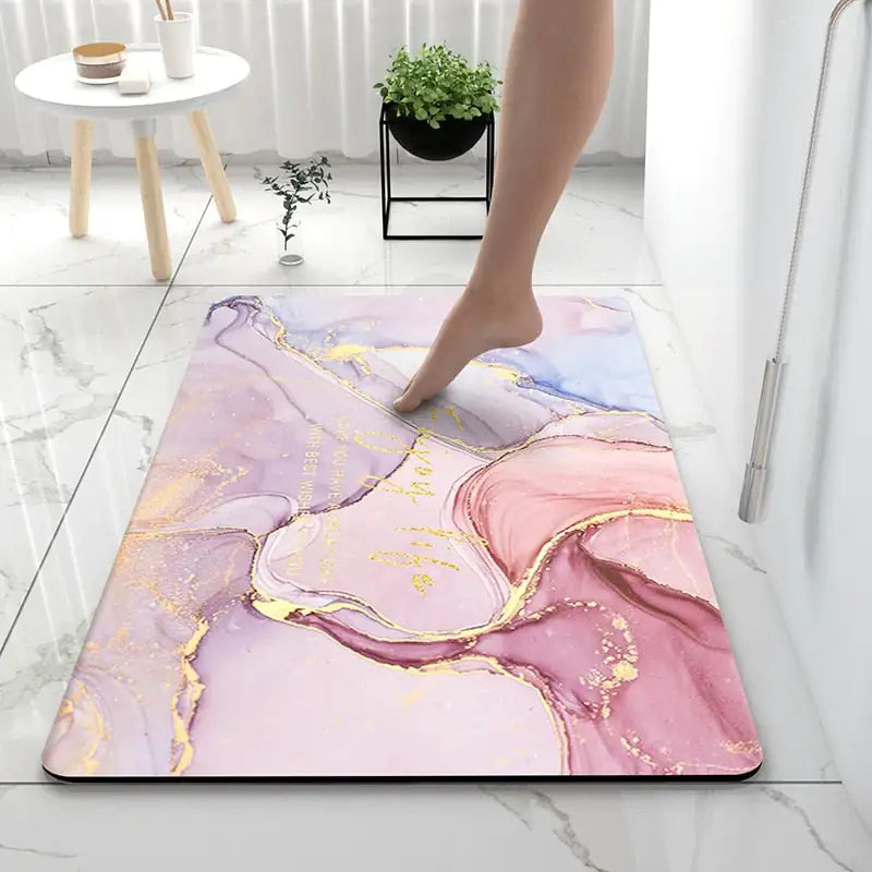 STOMART.CO.UK Earth Non-slip Rubber Mat Bathroom Home Goods Kitchen Free Text