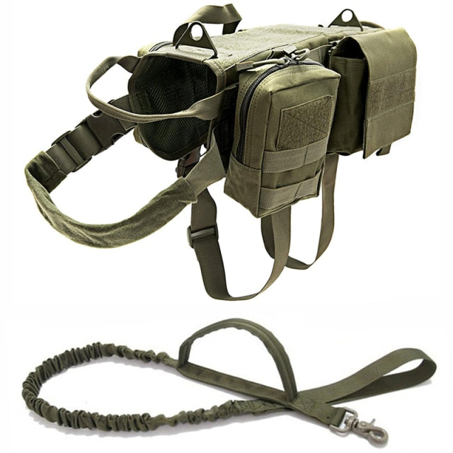 STOMART.CO.UK Tactical Military Dog Harness Dogs Free Text