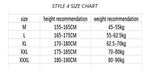 Sporty Bomber Jacket Size Chart
