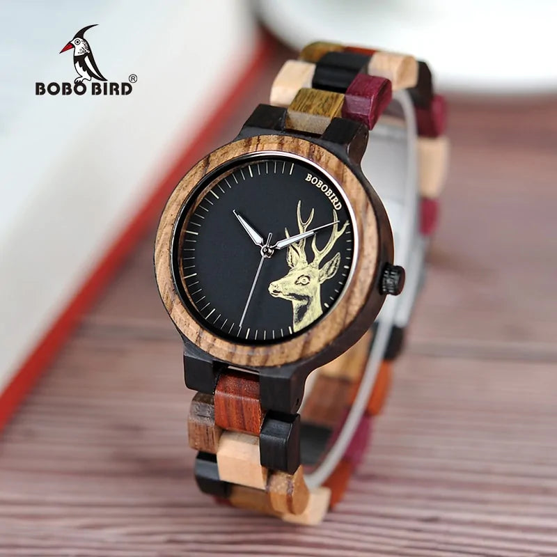 Bobo Bird Natural Bamboo Wooden Watch