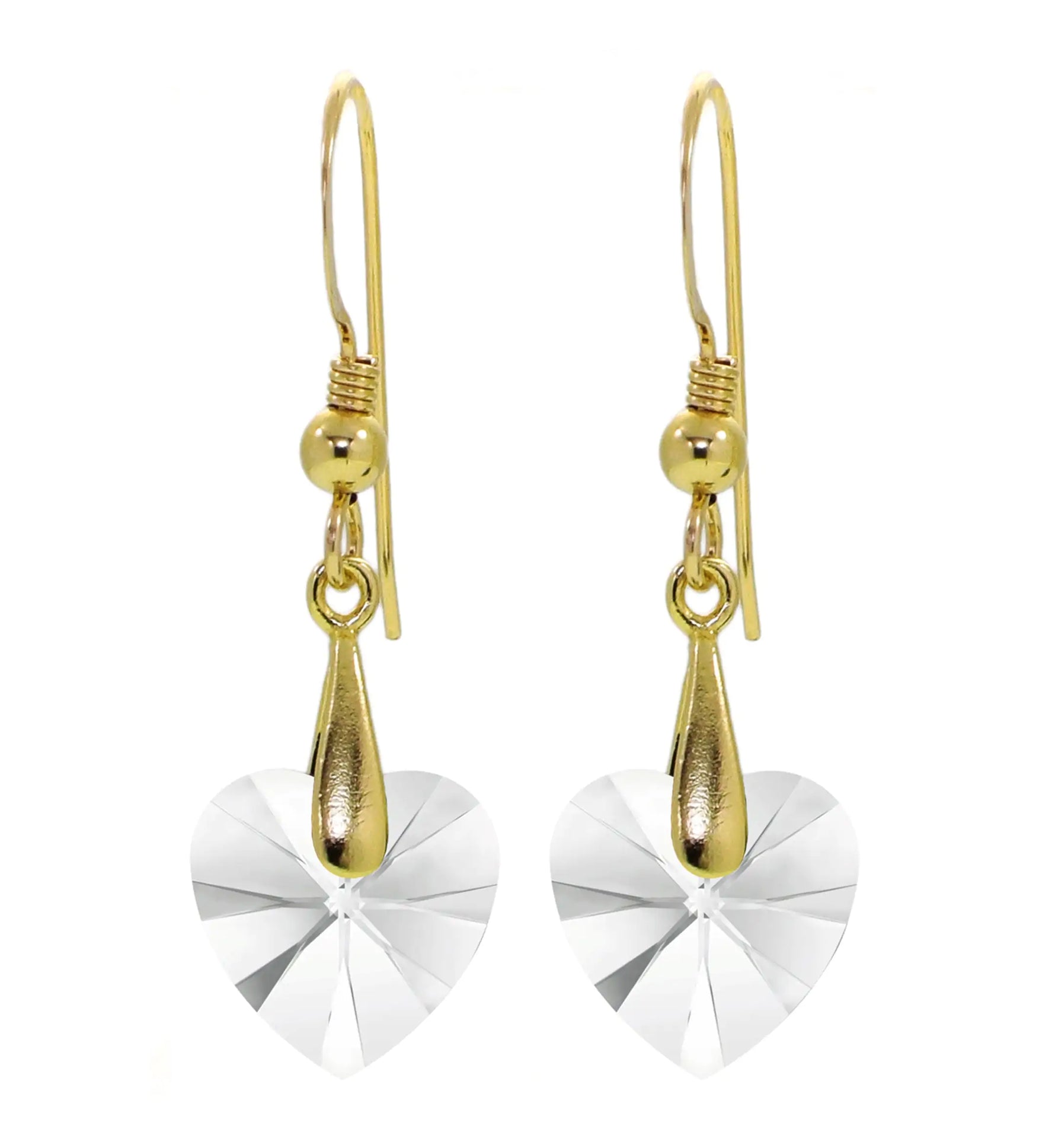 Cubic Zirconia Heart Jewellery Set