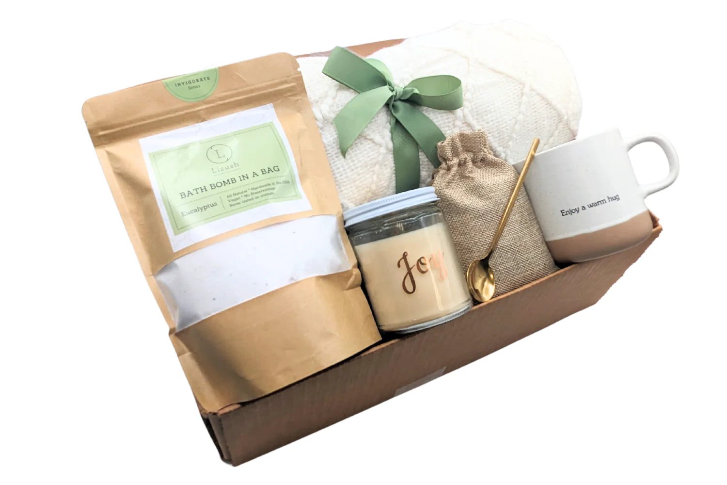 Organic Tea Candle Coffee Mug Gift Set