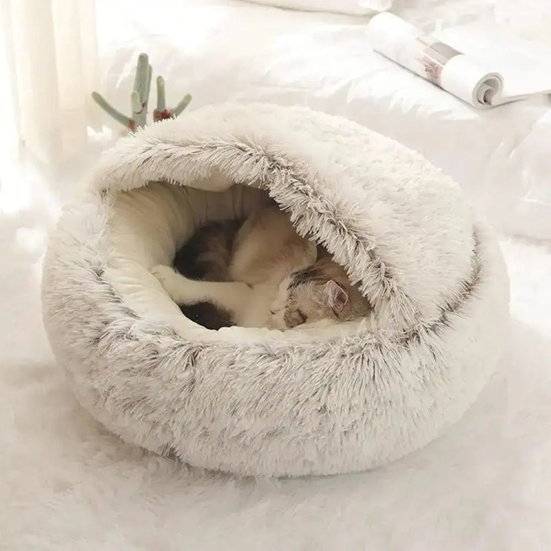 Soft Plush Pet Bed For Cats