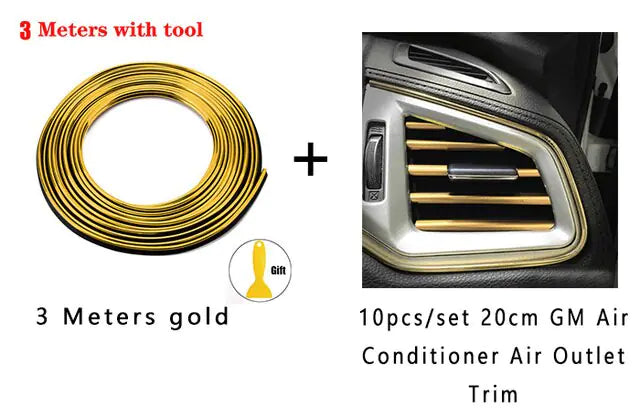 Car body decoration strips