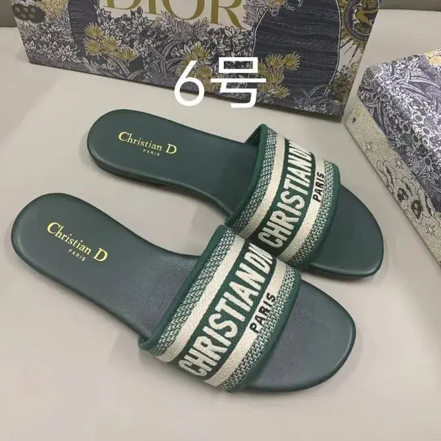 Designer Flat Slippers