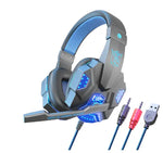 LED Light Wired Gaming Headset
