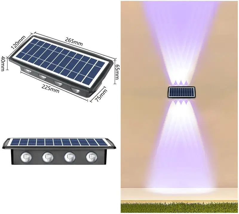 Waterproof Outdoor Solar Wall Lights