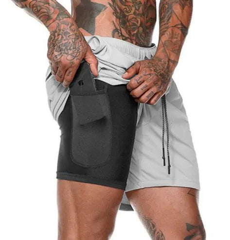 Fitness Running Shorts with Liner