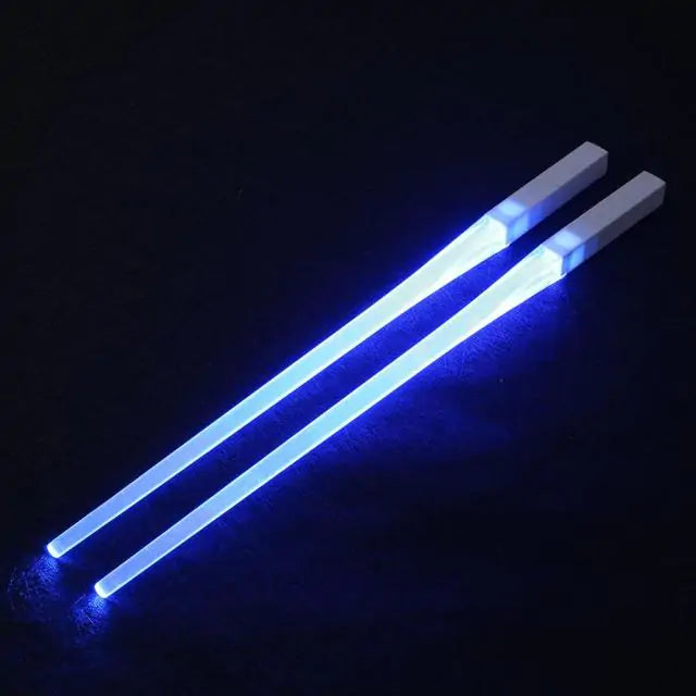 STOMART.CO.UK Luminous LED Chopsticks Chopsticks Kitchen LED Luminous Free Text