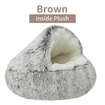 Velvet Snuggle Pet Bed