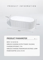 Wireless Charger Timer Alarm Clock