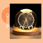 LED Galaxy Crystal Ball Table Lamp