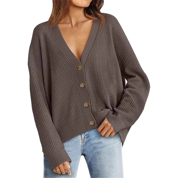 Ladies Casual Button-up cardigan